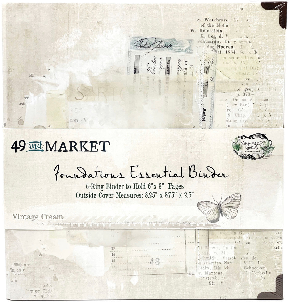49 & Market Foundations Essential Binder - Vintage Cream